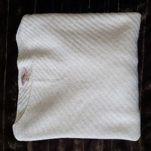 Juicy Couture Boatneck  3/4 Sleeve Pullover Sweater Ivory Medium